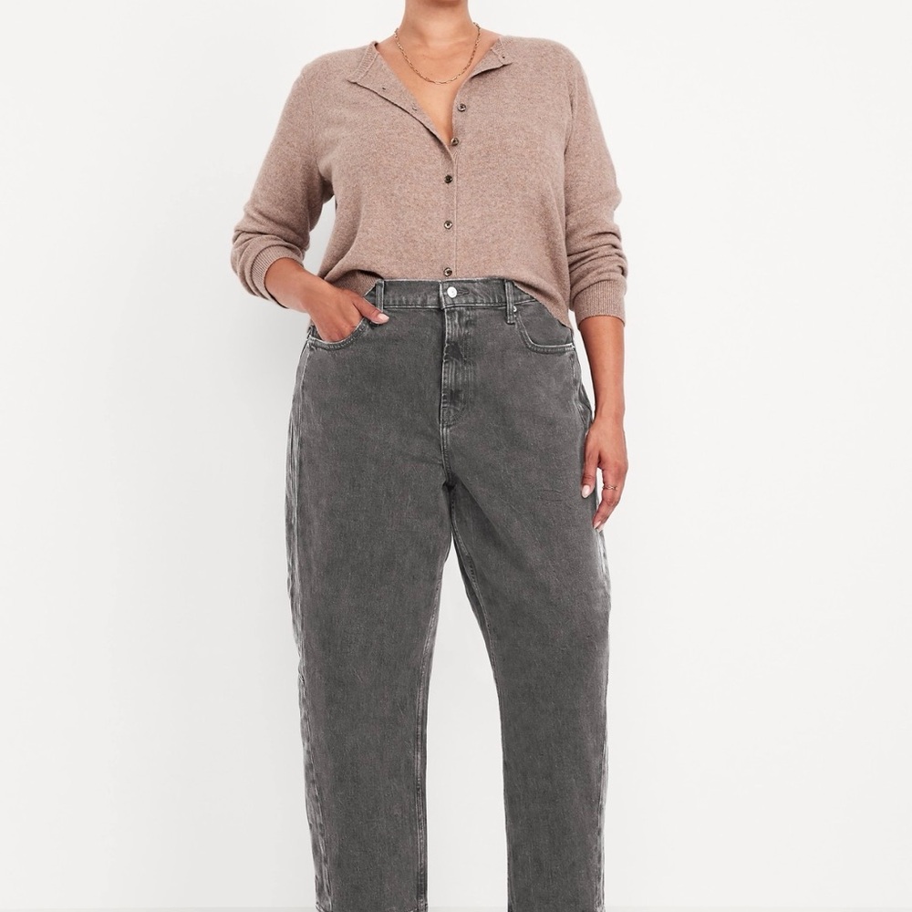 Old Navy High-Waisted Barrel Ankle Jeans